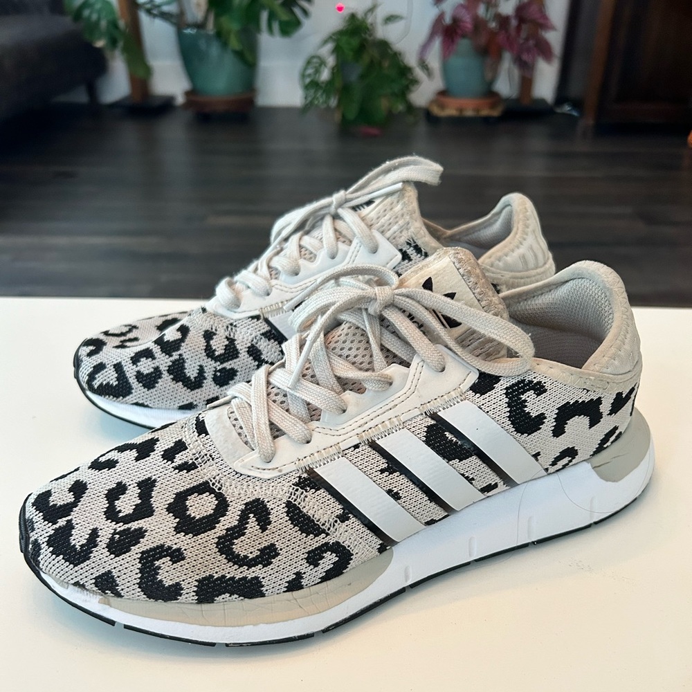 ADIDAS “Swift Run X “ Cheetah Print Shoes